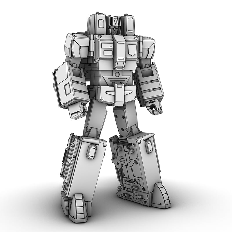 moon studio Radiatron トランスフォーマー ライデン Moon Studio Radiatron (G1 Raiden) Gray Prototype
